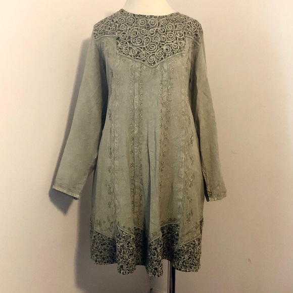 Unbranded Dresses & Skirts - Boutique Indian Boho Embroidered Tunic Dress